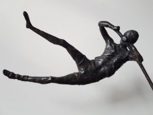 jumping, future, next step, diploma, bronzen fierljepper, fierljep award, friese award, leap, sculpture bronze, sculpture leap
