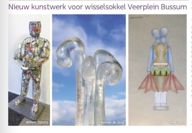 Kunstwerk voor wisselsokkel Gooisemeren